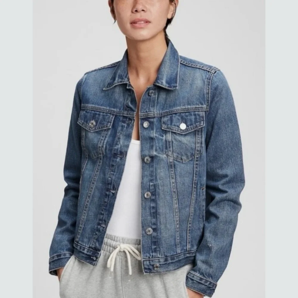 GAP 1969 Icon Blue Denim Classic Jean Jacket - Picture 11 of 11